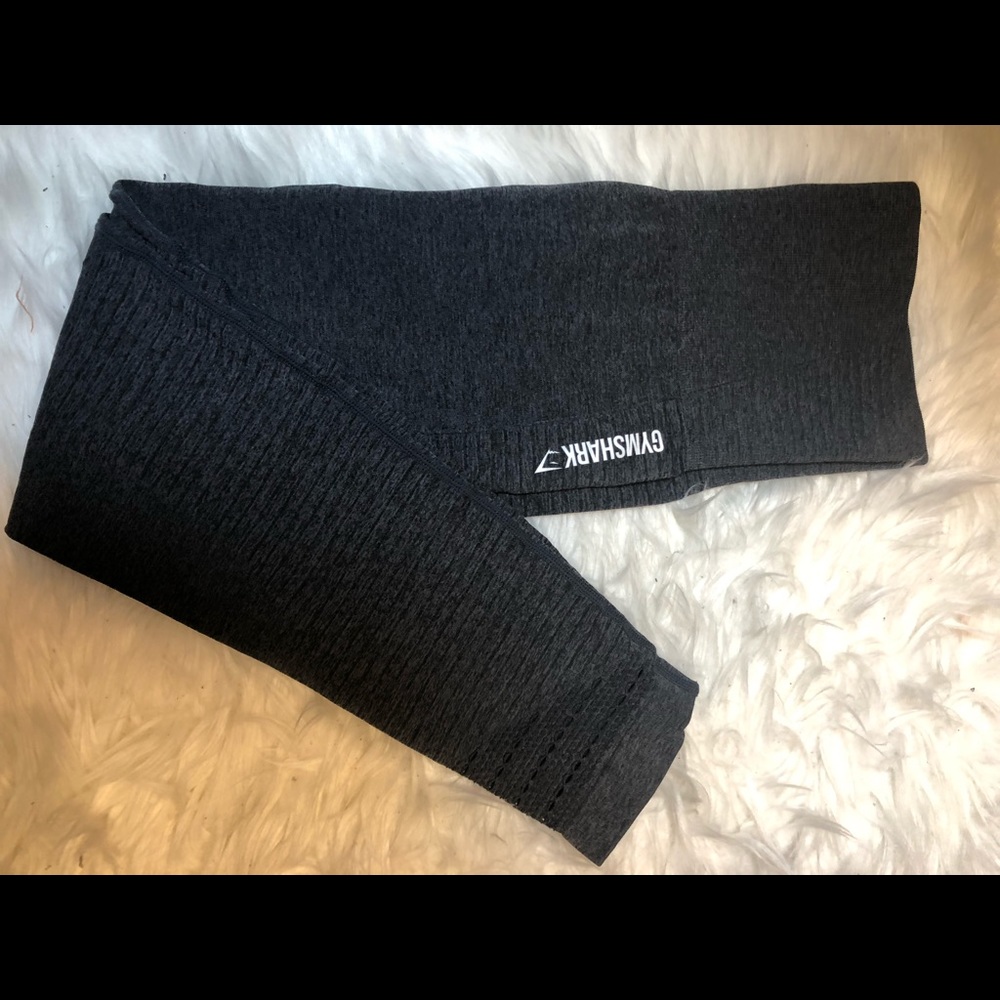 Gymshark seamless dark gray leggings - M
